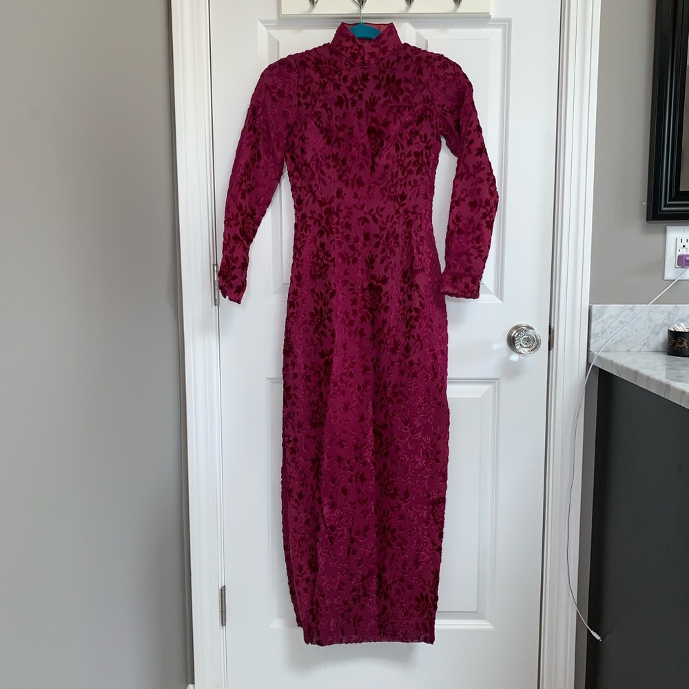 Silk and Felt Dress, size Small